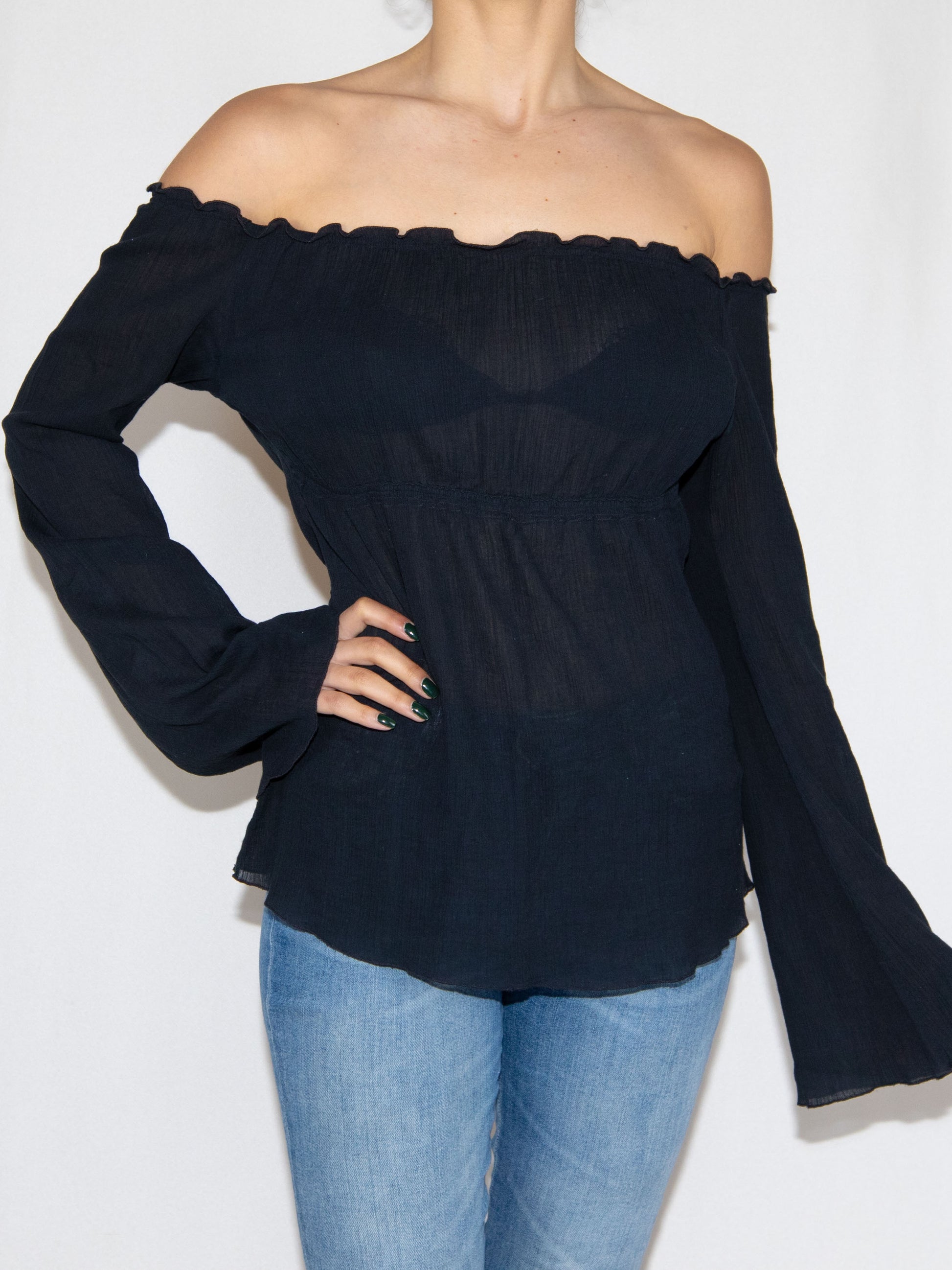 Black  Blouse-M Brand New / - / M