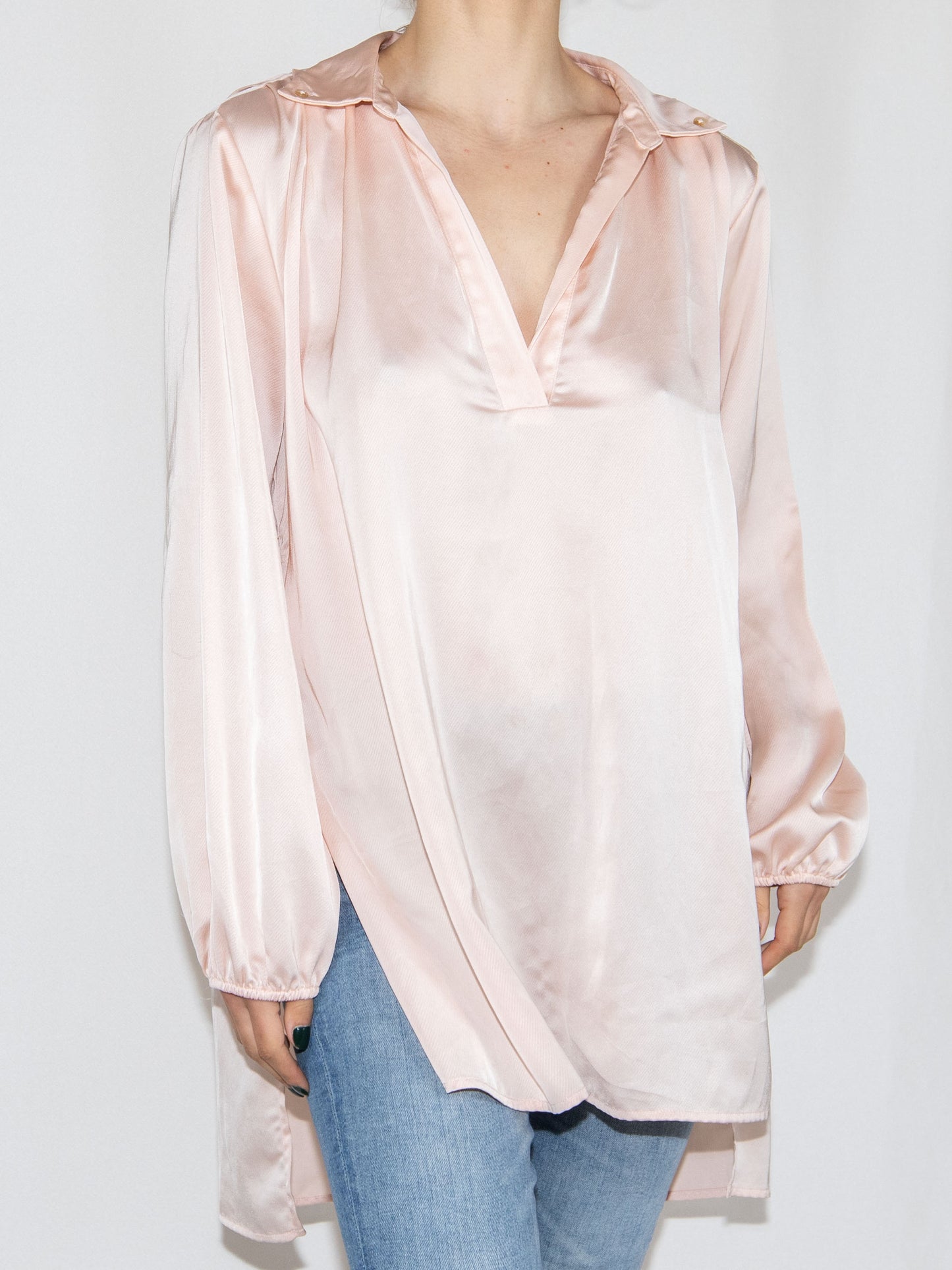 Light Pink Zara Blouse-M Excellent / Zara / M