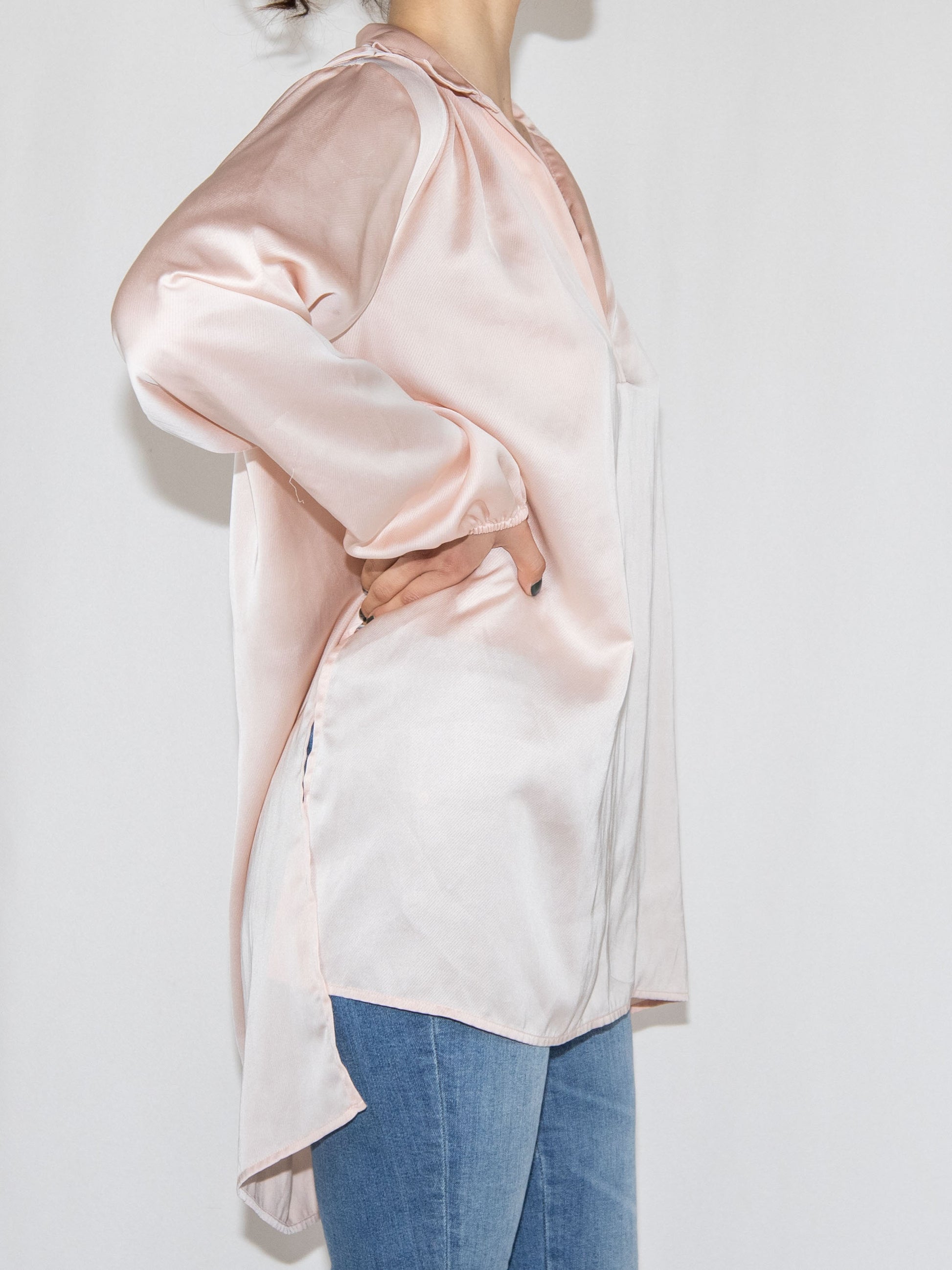 Light Pink Zara Blouse-M Excellent / Zara / M