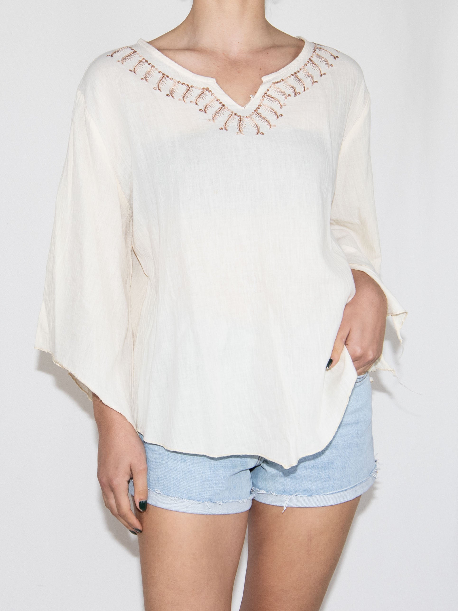 Beige Allyer Blouse-Xl Brand New / Allyer / XL