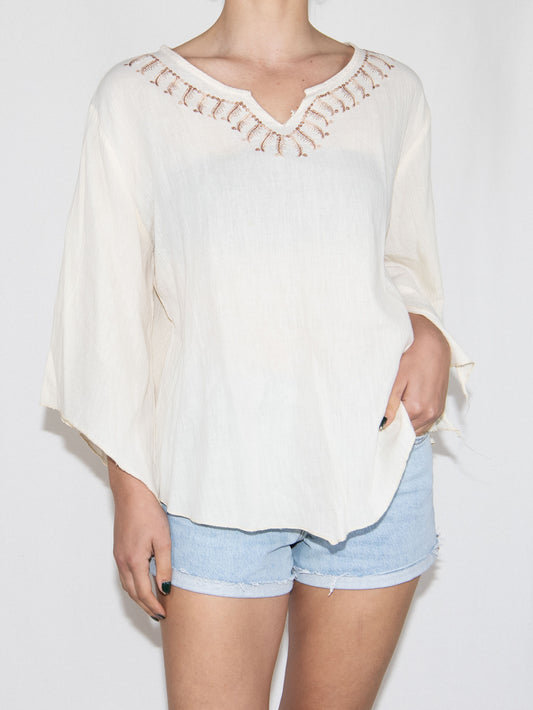 Beige Allyer Blouse-Xl Brand New / Allyer / XL