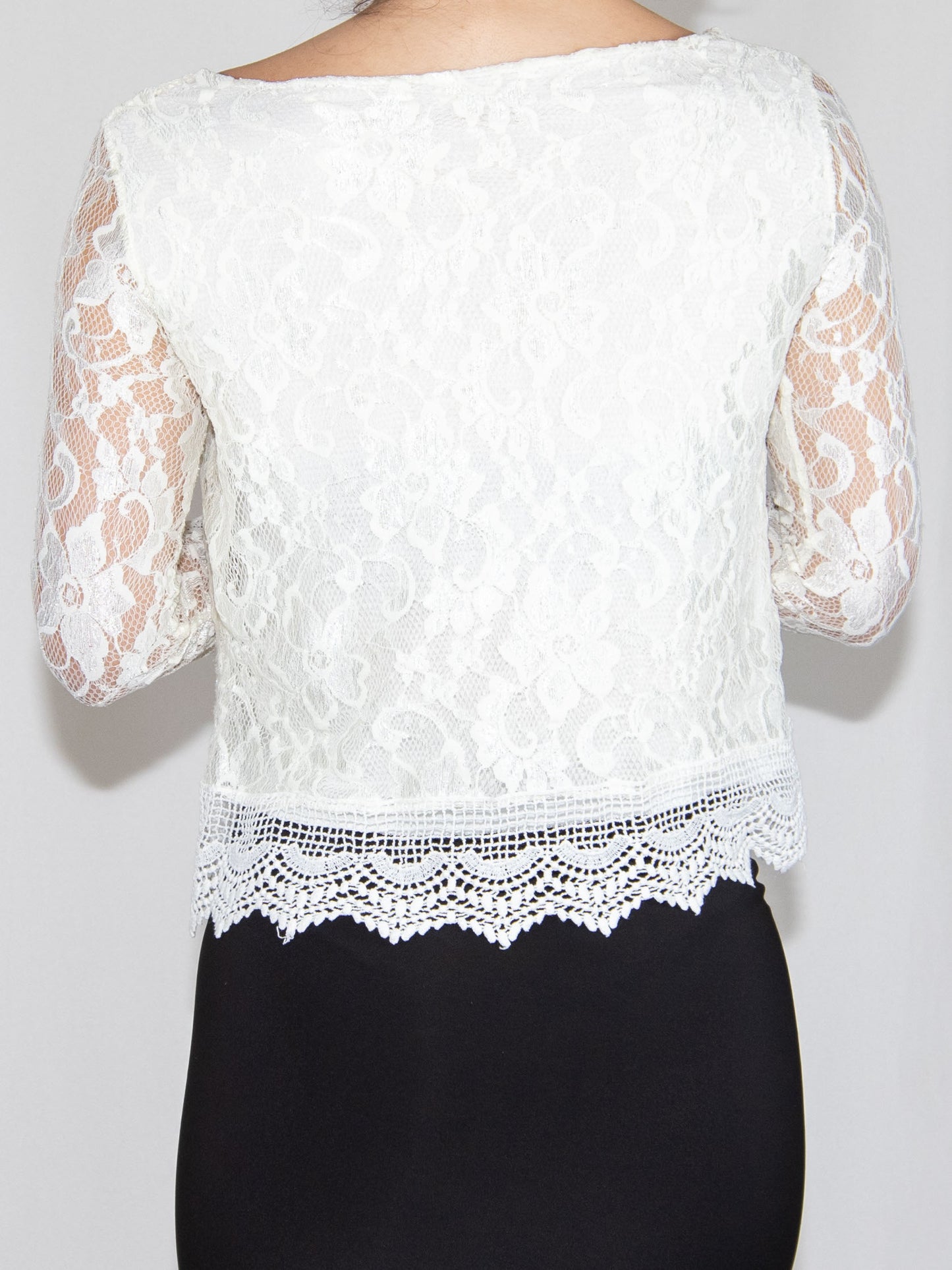 White Adves Blouse-S-M Excellent / Adves / S-M