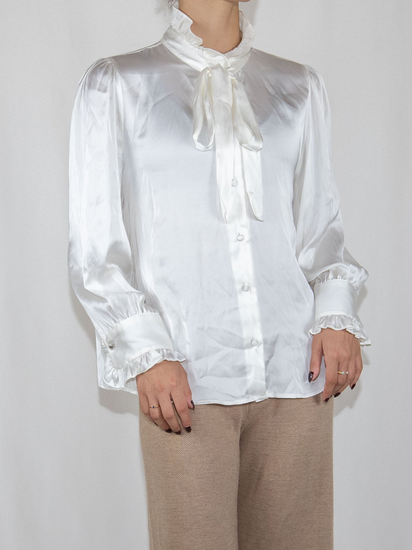 White Zara Blouse-Xl Excellent / Zara / XL