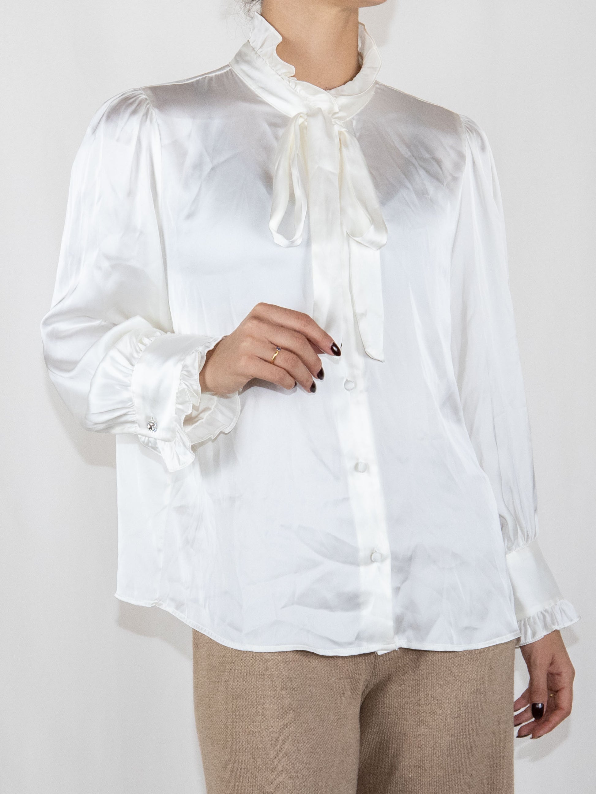 White Zara Blouse-Xl Excellent / Zara / XL