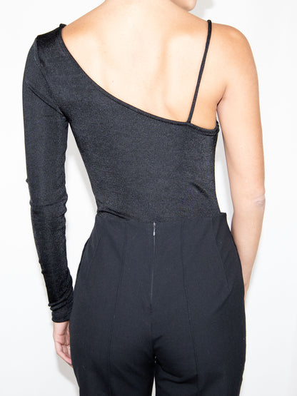 Black Bershka Bodysuit-M Brand New / Bershka / M