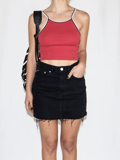 Red Pull&Bear Crop Top-S Excellent / Pull&Bear / S