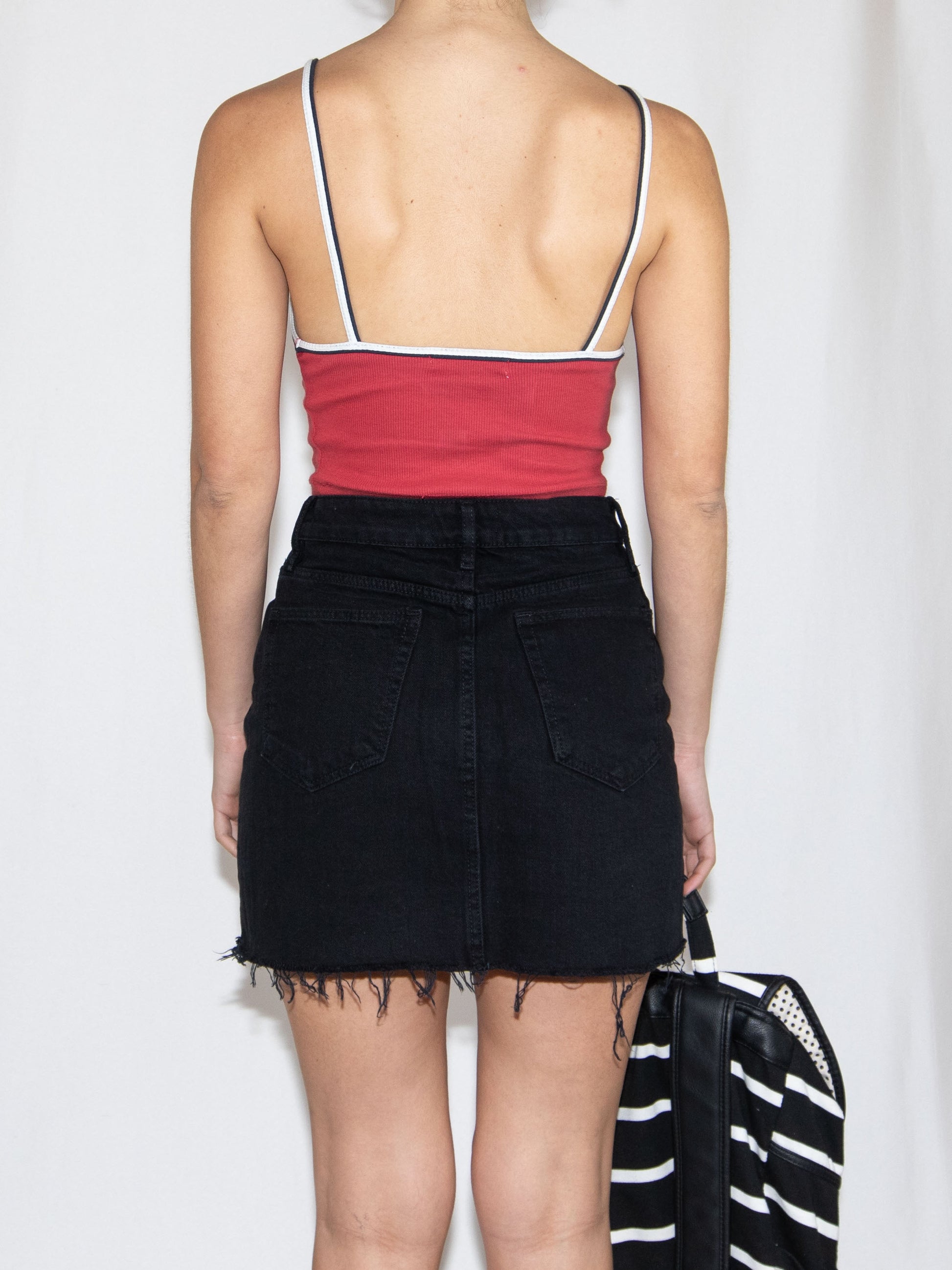 Red Pull&Bear Crop Top-S Excellent / Pull&Bear / S