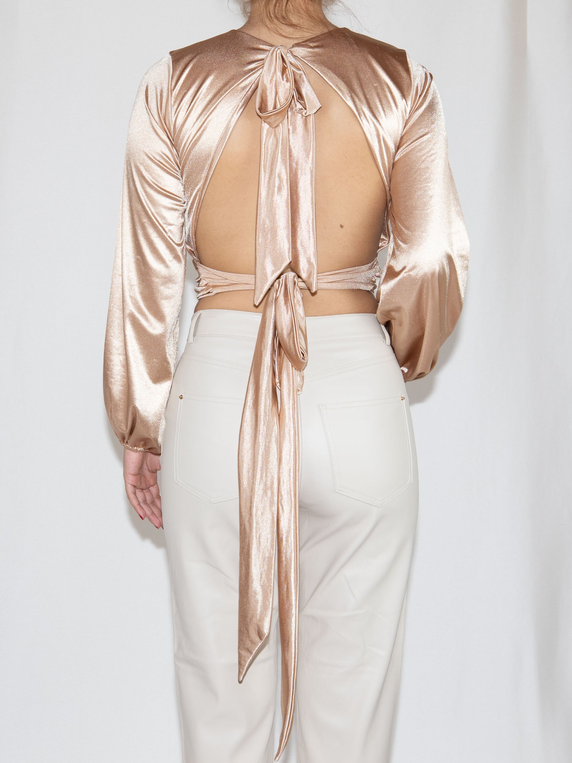 Bronze Sabine Saleh Crop Top-M Excellent / Sabine Saleh / M