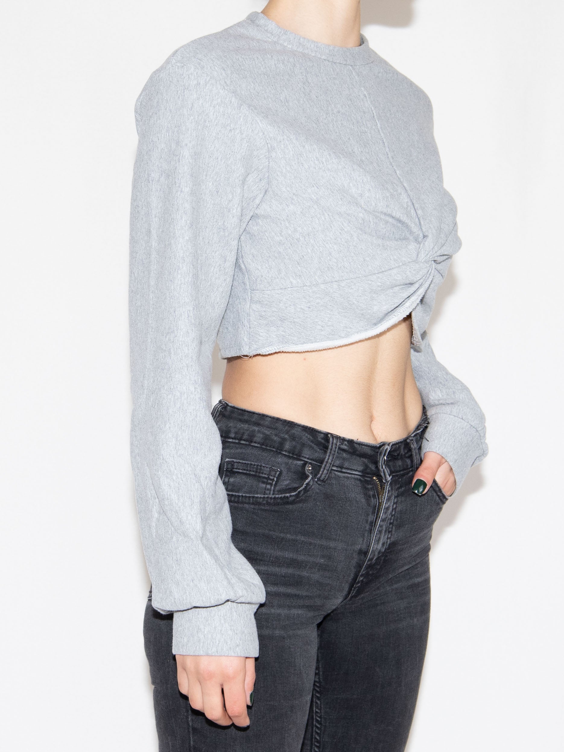 Gray  Crop Top-S Excellent / - / S