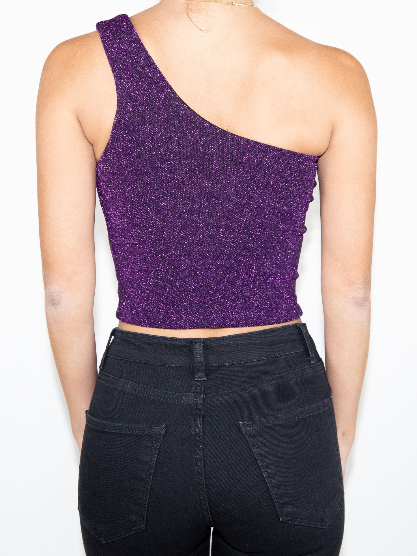 Purple Subdued Crop Top-M Excellent / Subdued / M