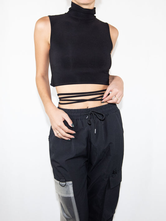 Black Feisty Crop Top-S Brand New With A Tag / Feisty / S