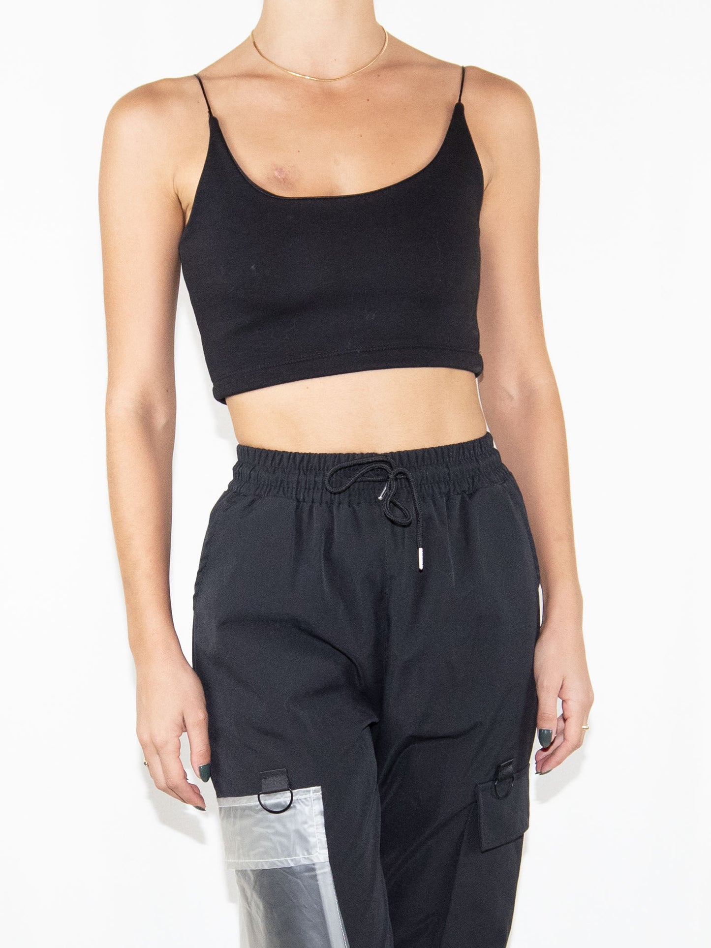 Black Key Couture Crop Top-S-M Excellent / Key Couture / S-M