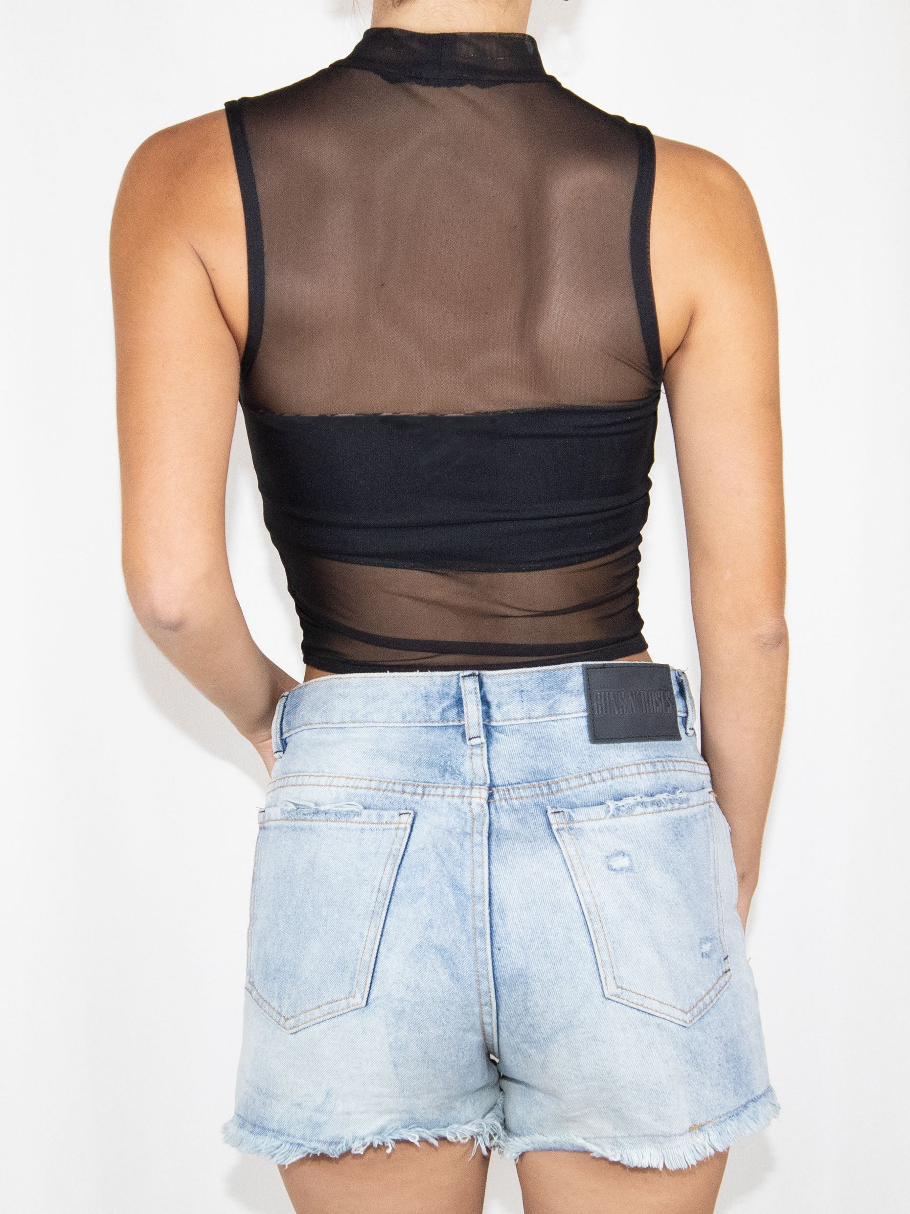 Black Bershka Crop Top-Xs Brand New / Bershka / XS