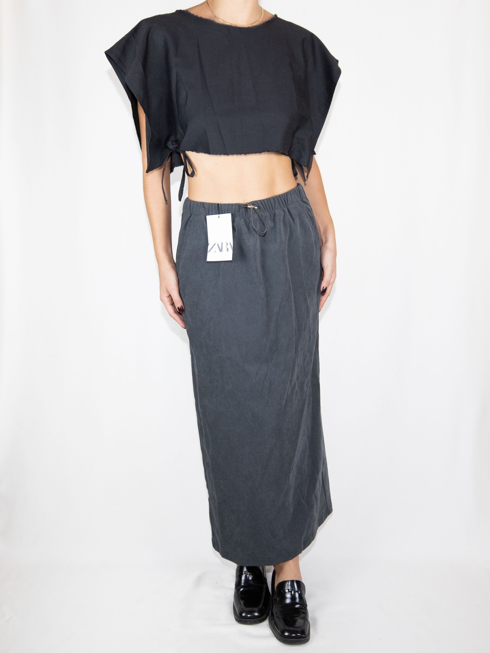 Black  Crop Top-M-L Brand New / - / M-L