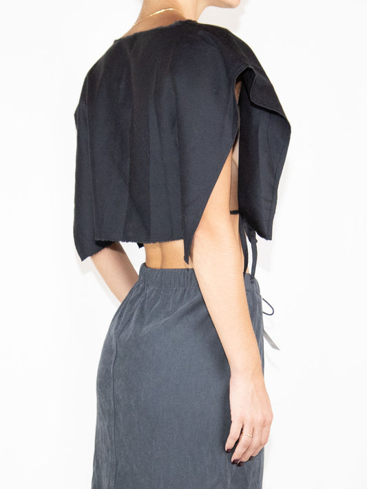 Black  Crop Top-M-L Brand New / - / M-L