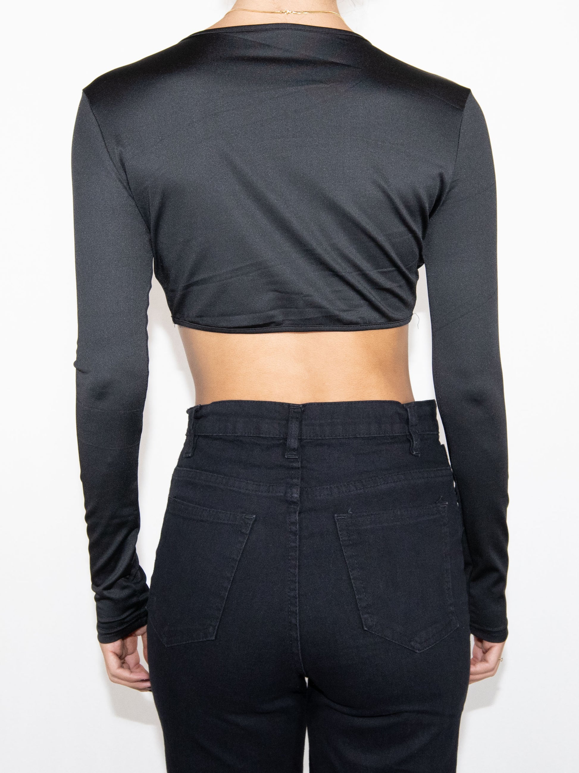 Black - Crop Top-M Brand New / - / M