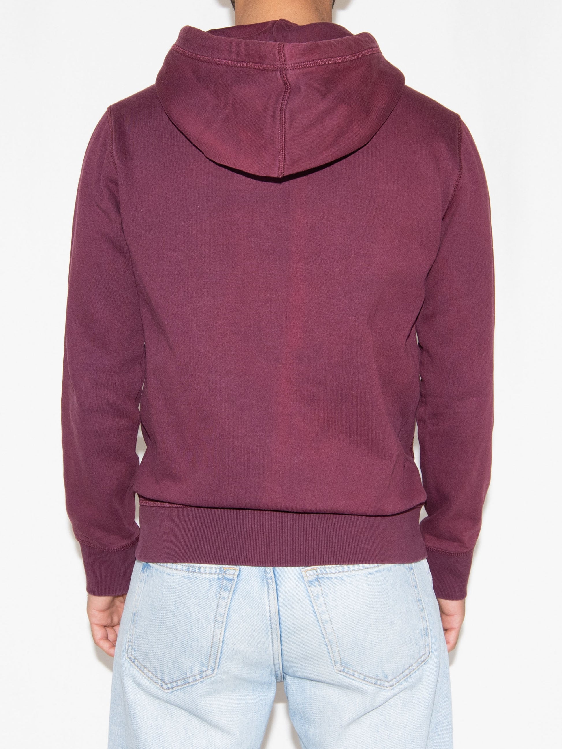 Burgundy Jack & Jones Hoodie-S-M Excellent / Jack & Jones / S-M