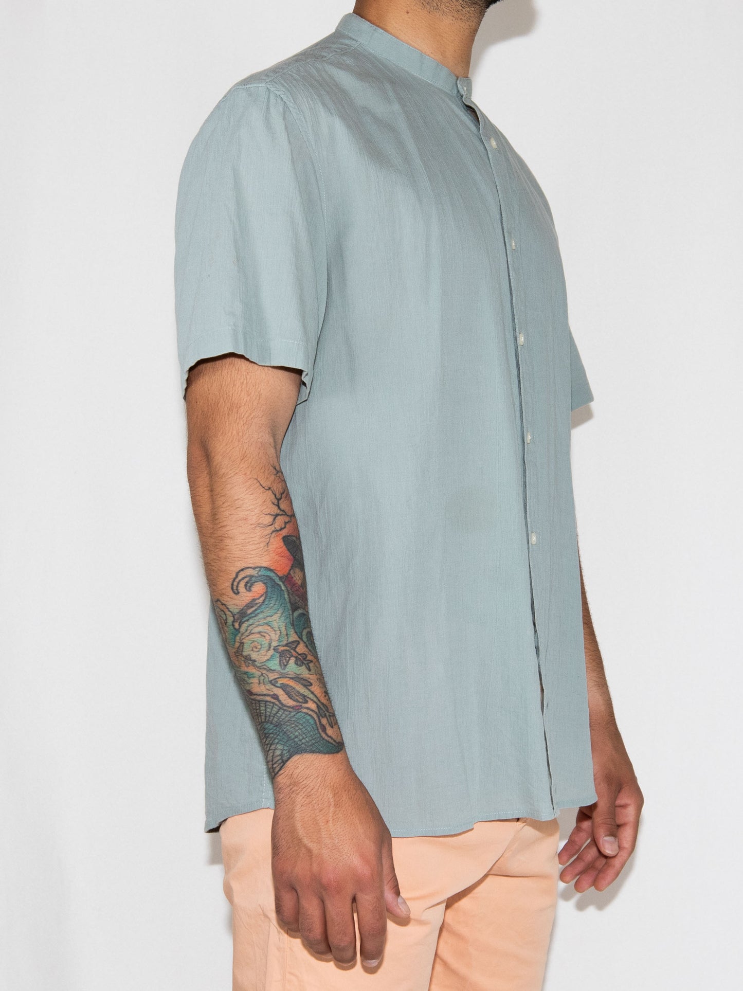 Grayish Green Zara Shirt-L Excellent / Zara / L