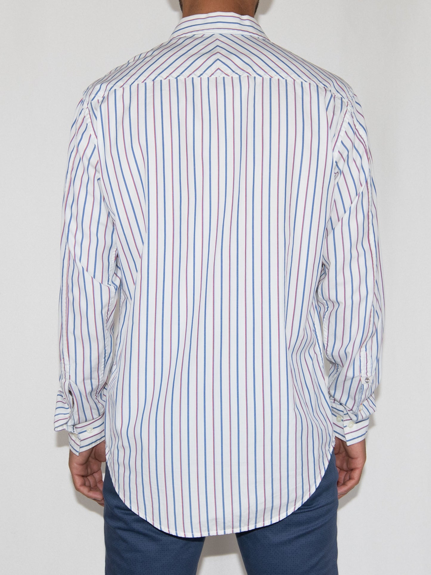 White Striped Timberland Shirt-S Excellent / Timberland / S