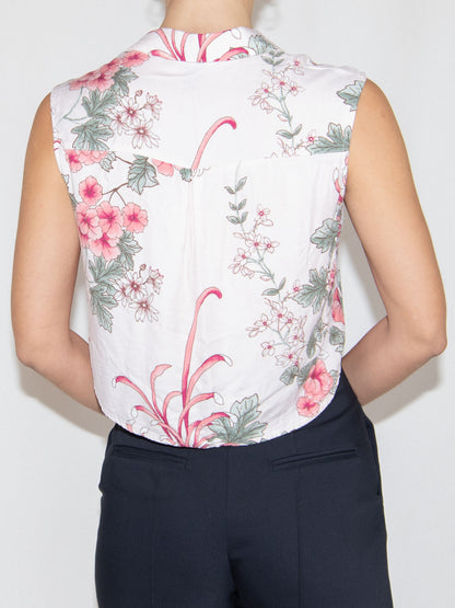 Pink Floral Forever21 Shirt-S Excellent / Forever21 / S