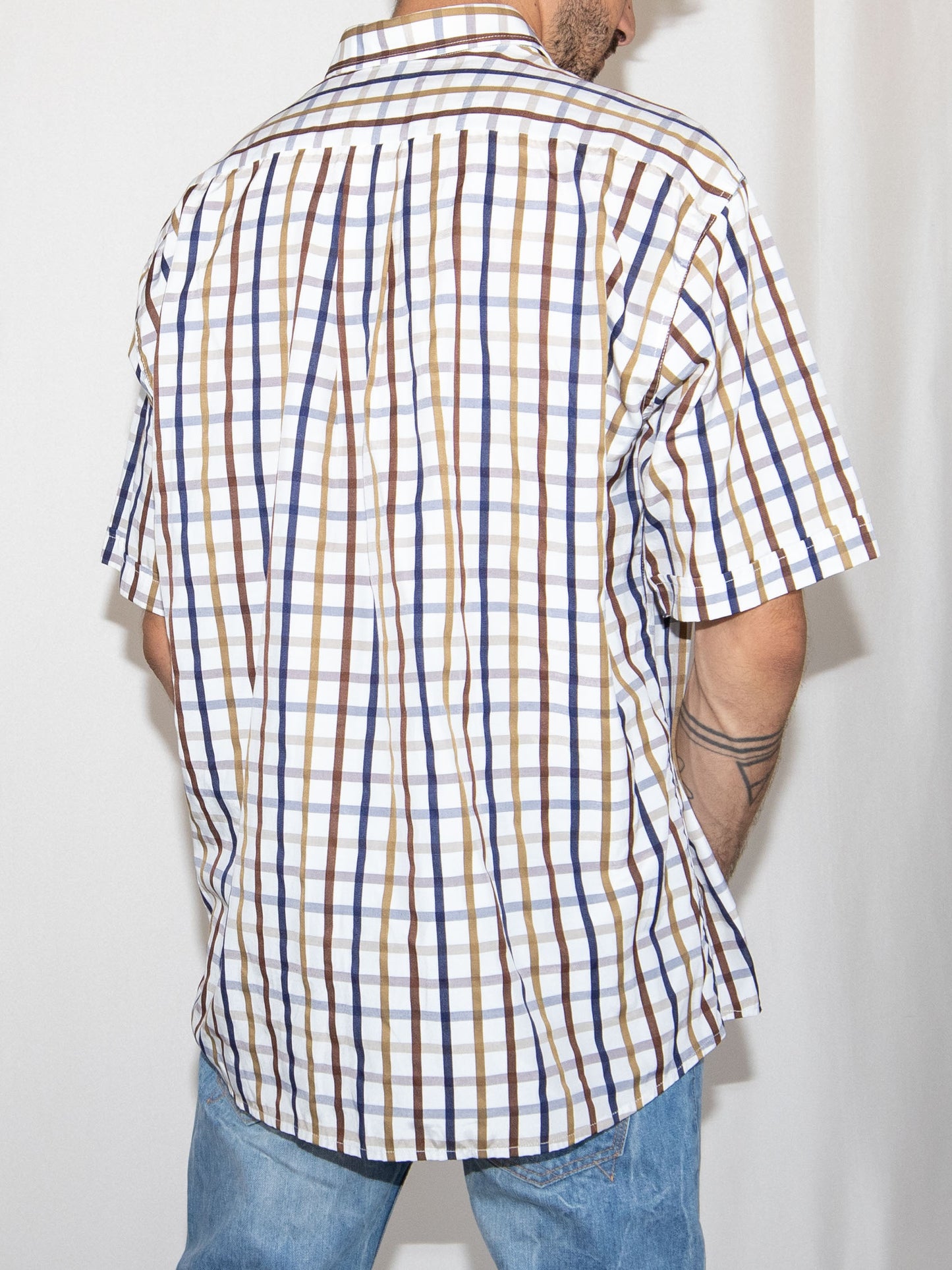 Squarred Pattern Tombolini Shirt-Xl Brand New / Tombolini / XL