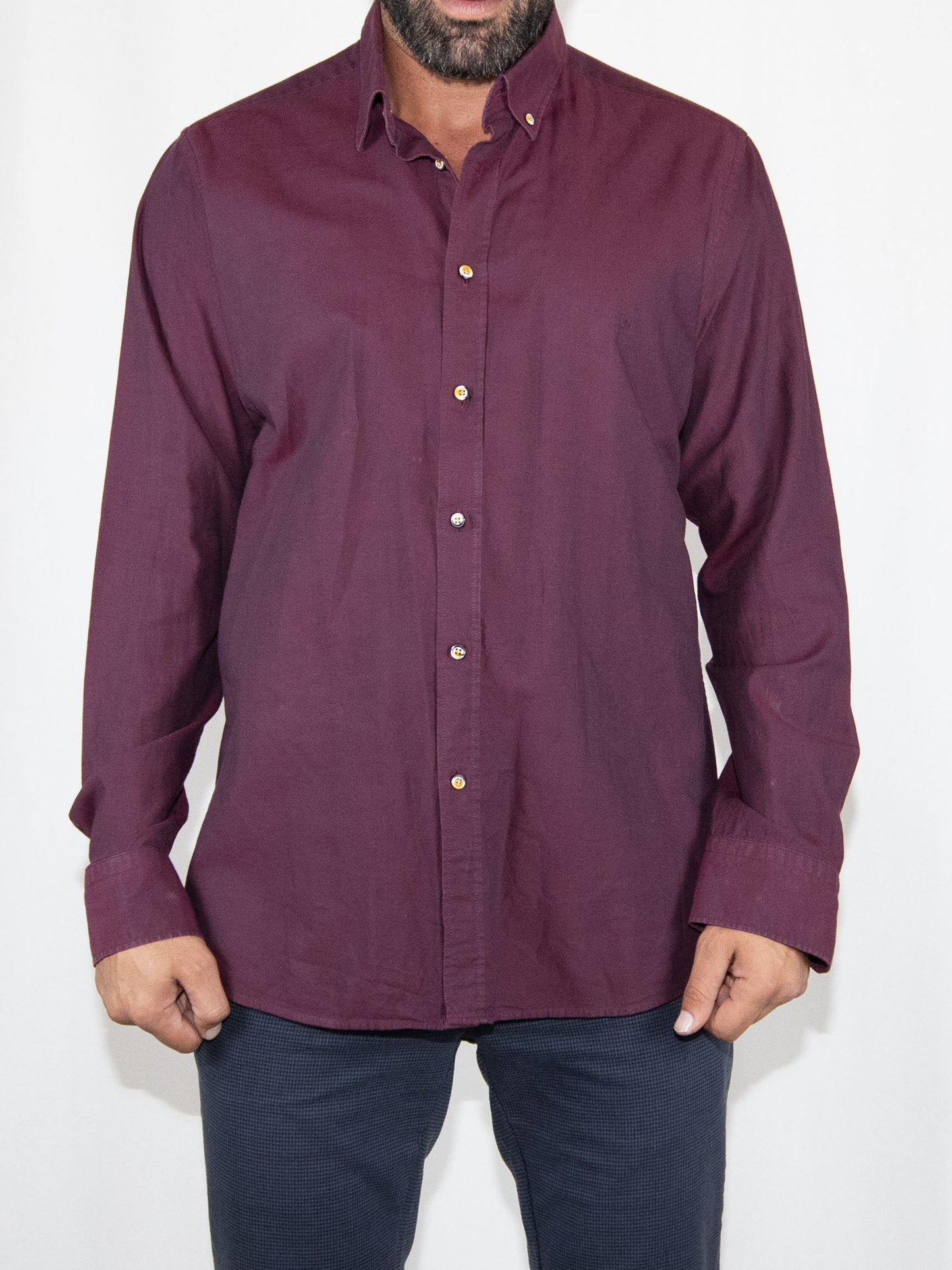 Burgundy W Collection Shirt-Xl Excellent / W Collection / XL