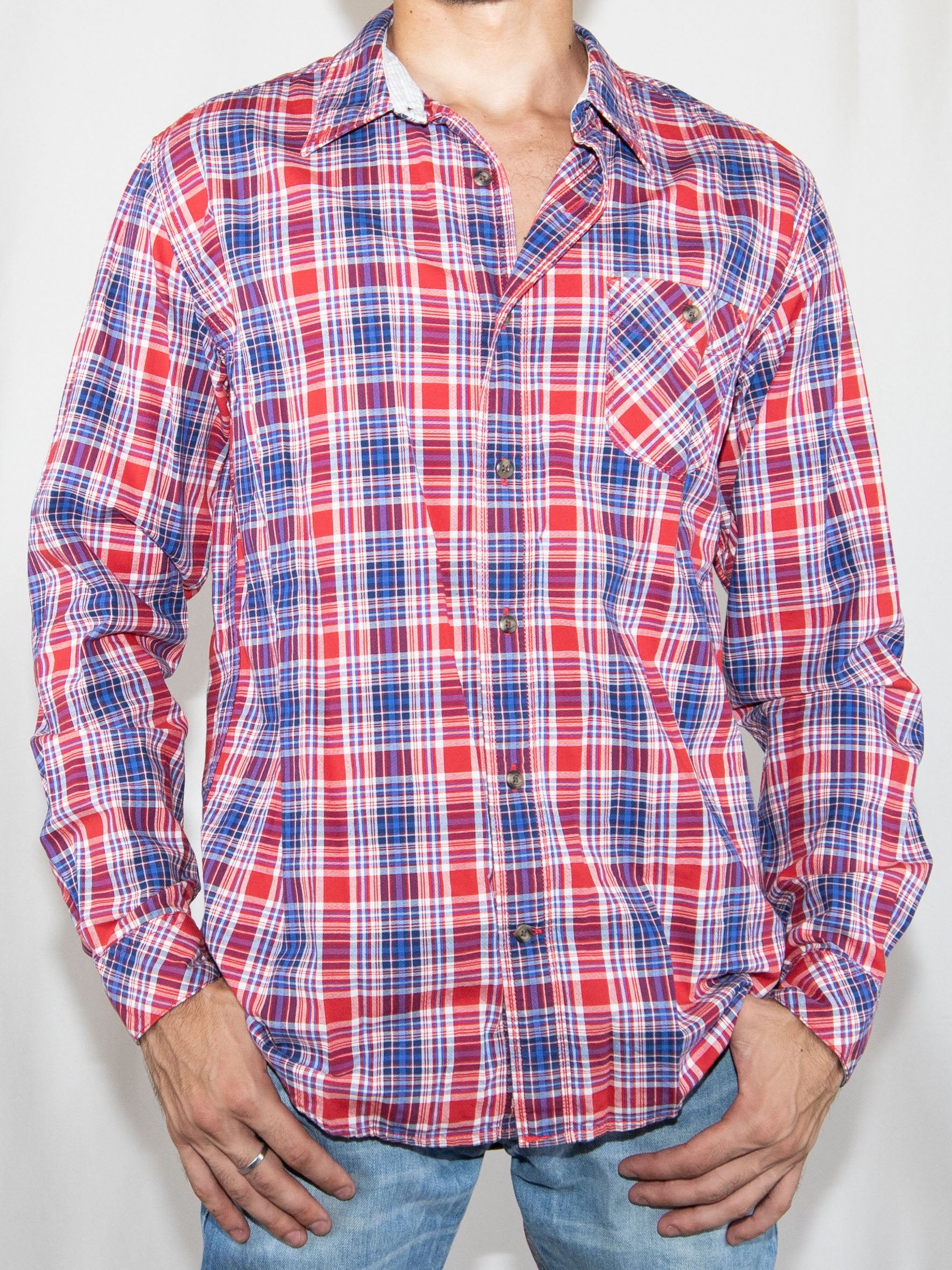 Red & Blue Timberland Shirt-M Brand New / Timberland / M