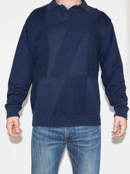 Navy Ted Lapidus Sweater-Xxl Brand New / Ted Lapidus / XXL