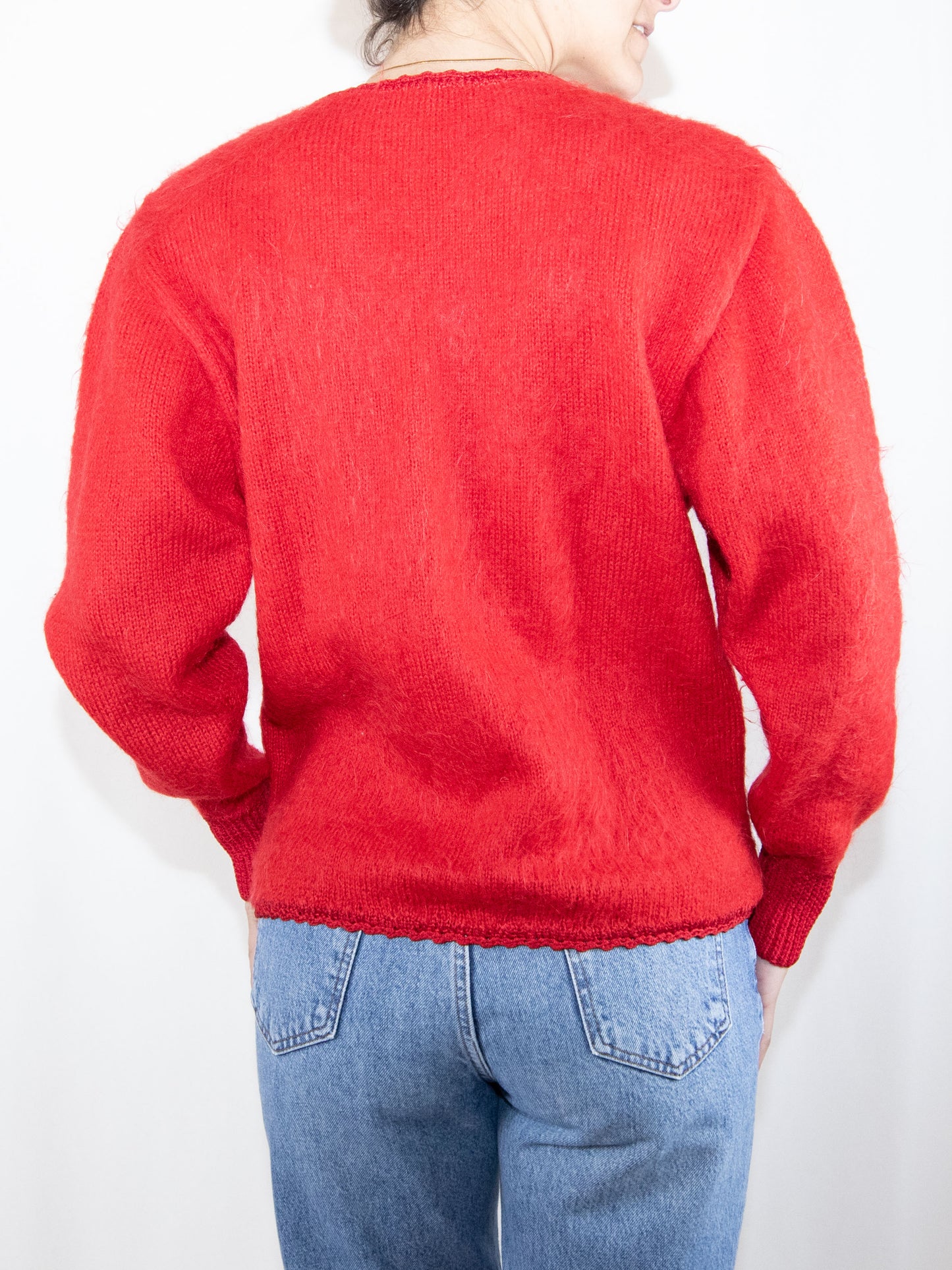 Red Authentic Wool Sweater-S