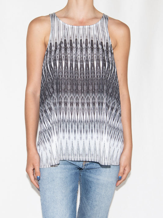 White Pattern H&M Top-M Excellent / H&M / M