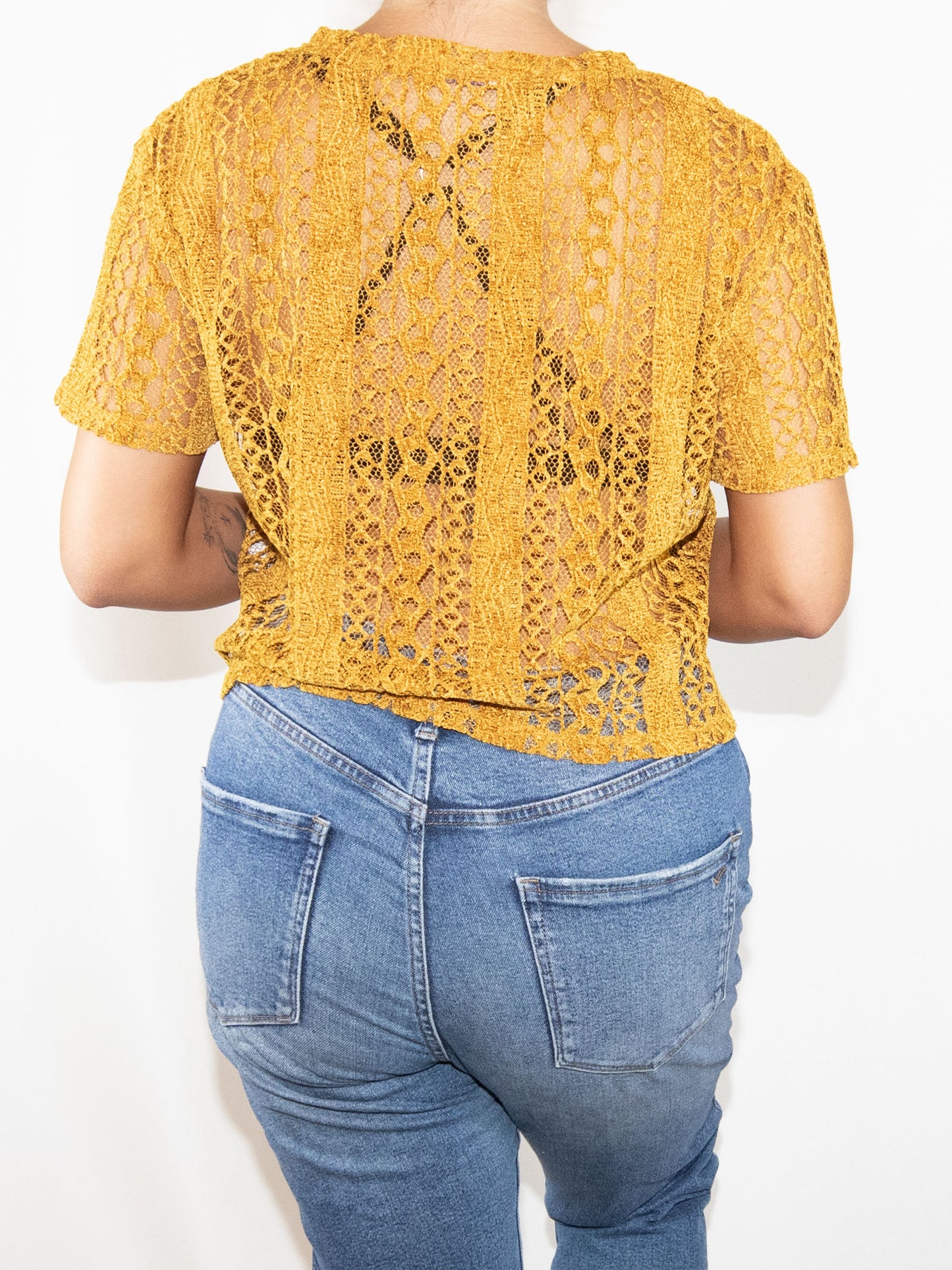 Mustard Zara Top-L Excellent / Zara / L