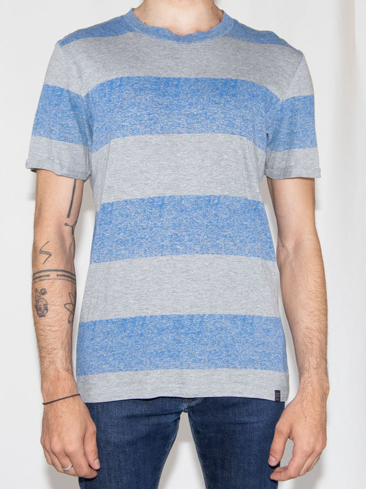 Gray With Blue Stripes Jack & Jones Tshirt-M Brand New / Jack & Jones / M