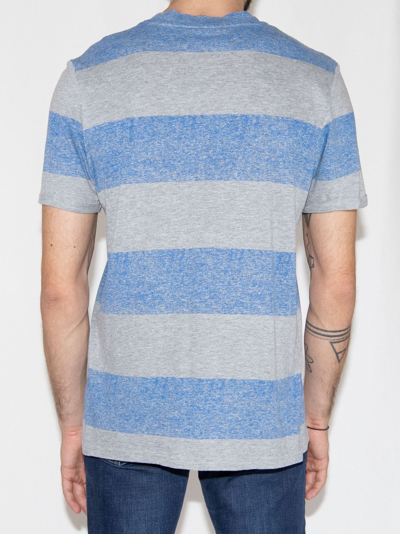 Gray With Blue Stripes Jack & Jones Tshirt-M Brand New / Jack & Jones / M