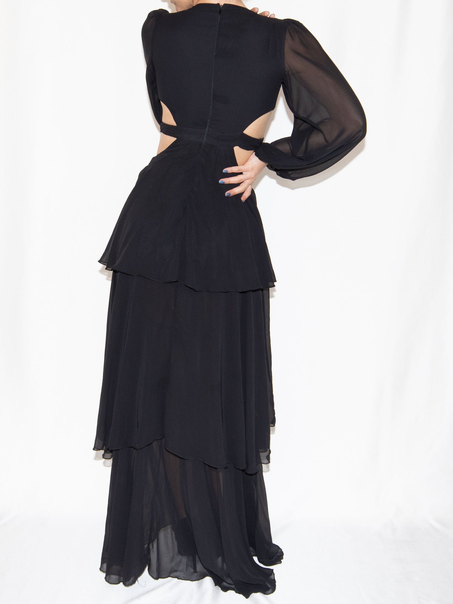 Black Key Couture Maxi Dress-S Excellent / Key Couture / S