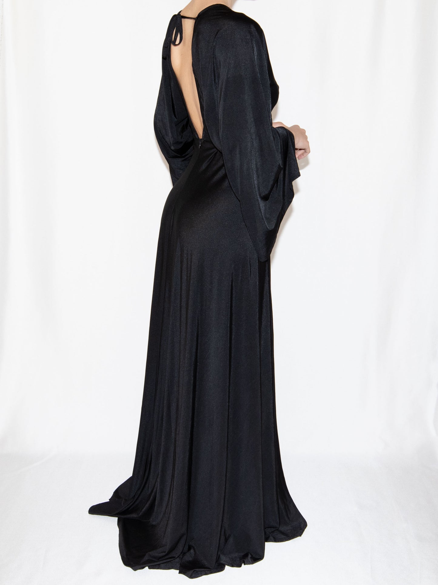 Black Key Couture Maxi Dress-Xs-S Brand New / Key Couture / XS-S