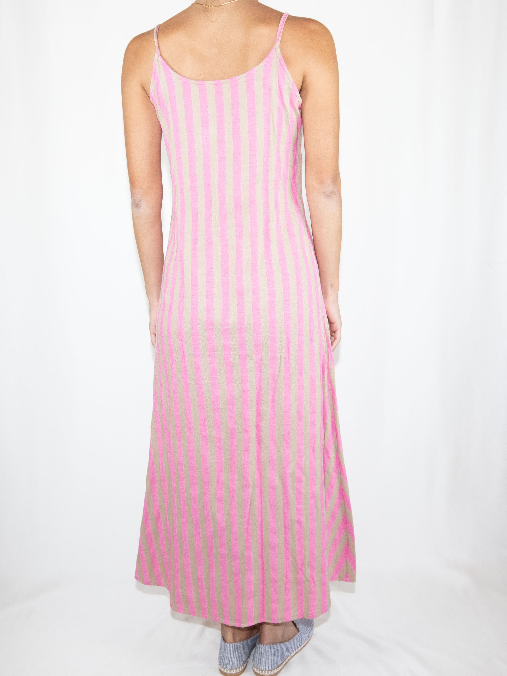 Pink & Beige Maxi Dress-S-M Good Condition / - / S-M