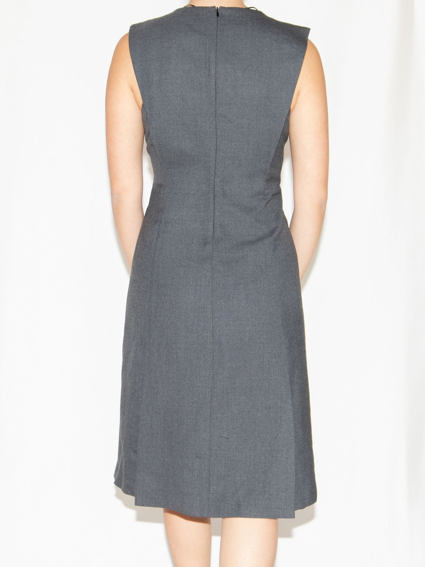 Gray Zara Midi Dress-M Brand New / Zara / M