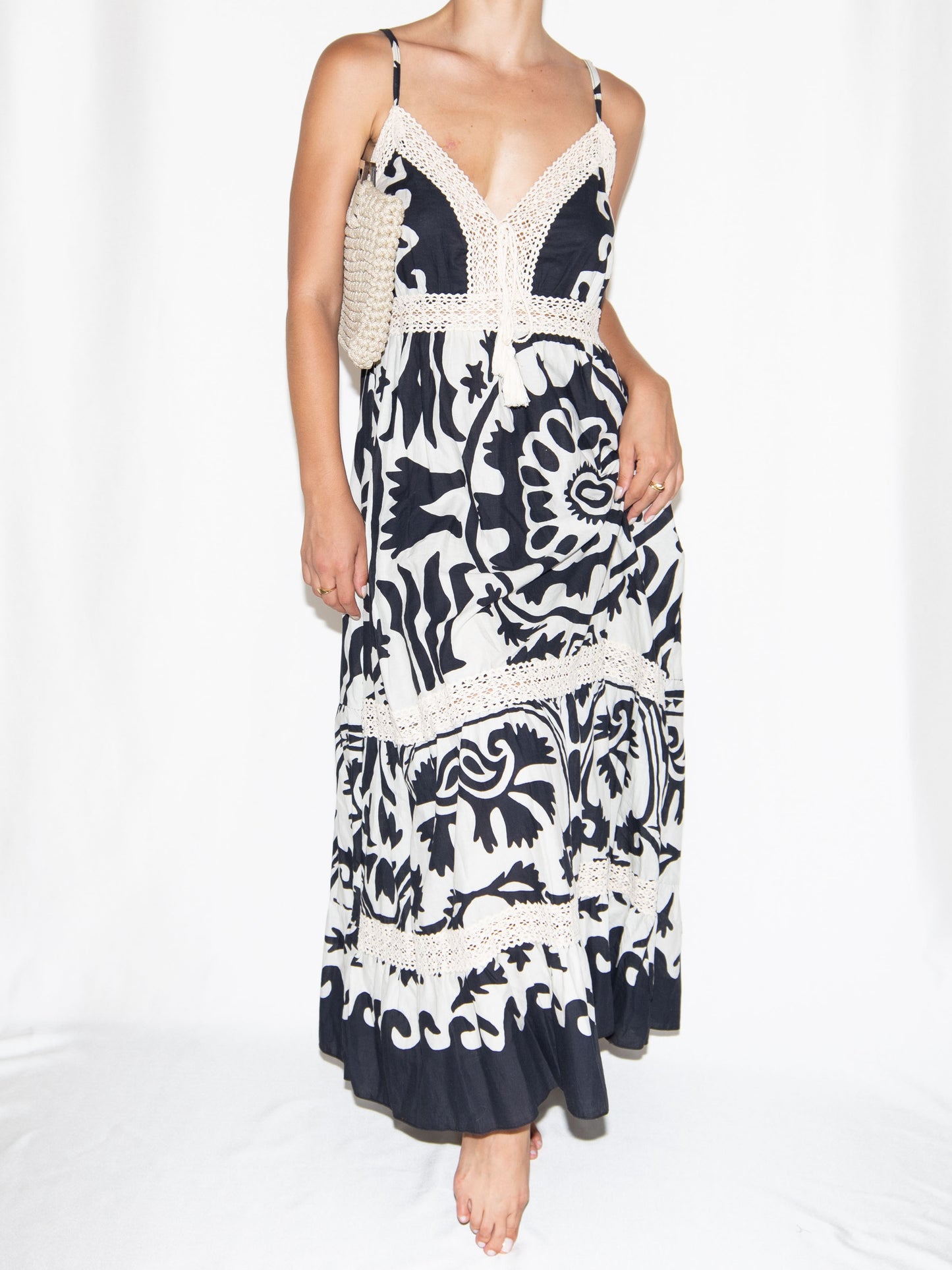 Black & White  Midi Dress-M Brand New / - / M