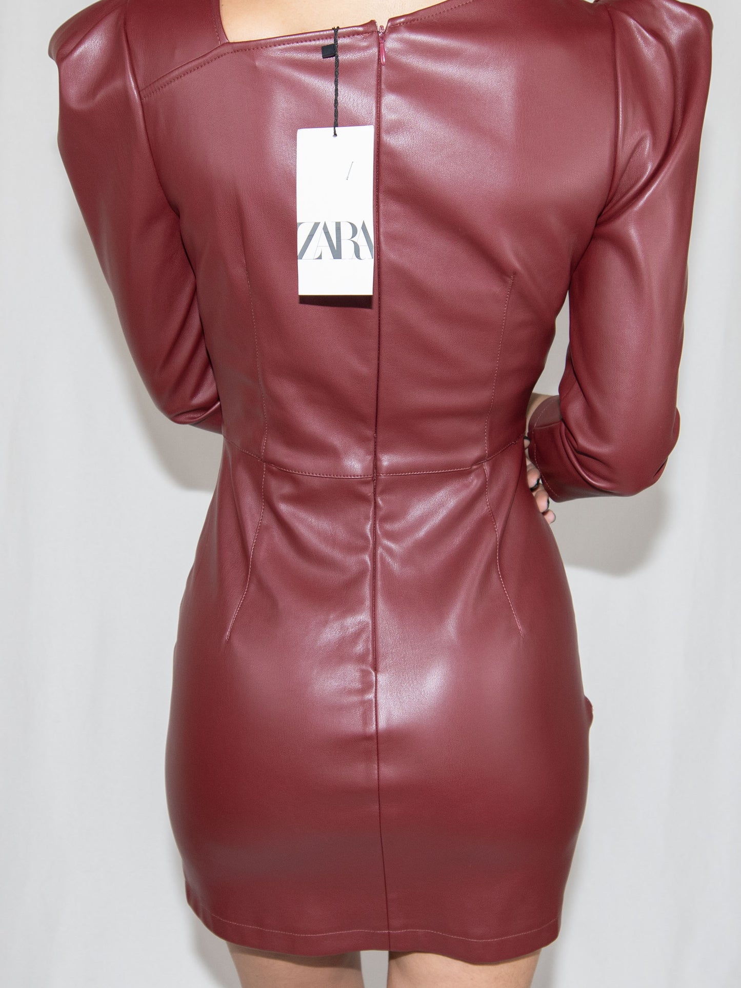 Burgundy Zara Mini Dress-Xs Brand New With A Tag / Zara / XS