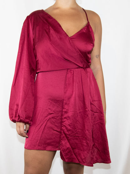 Burgundy  Mini Dress-L Brand New / - / L