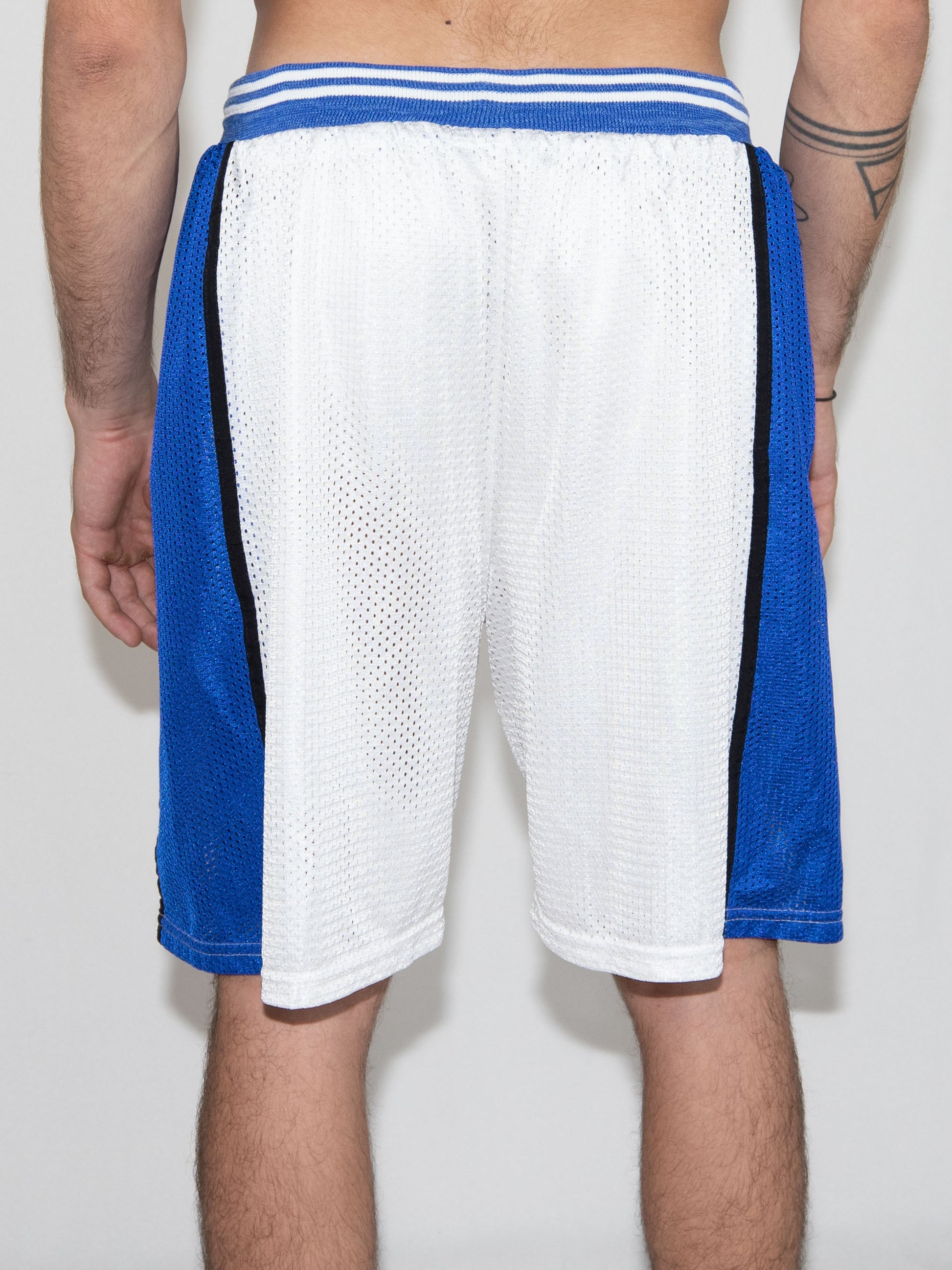 White & Blue Spalding Shorts Sportswear-M Good Condition / Spalding / M