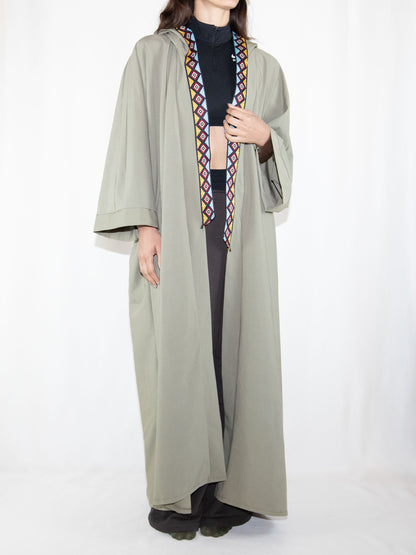 Khaki Hibz Abaya-One Size