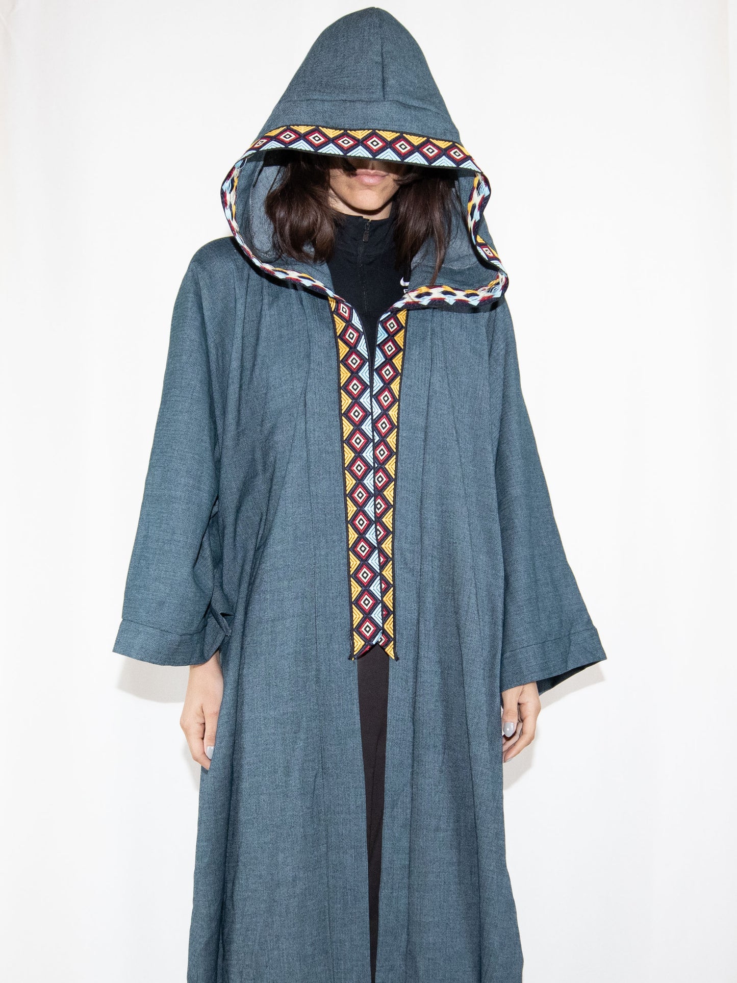 Blue Hibz Abaya-One Size