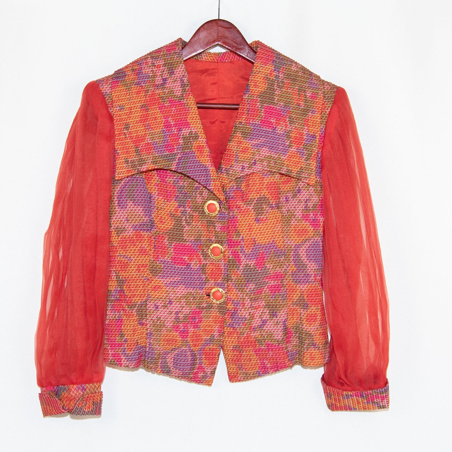 Multicolor Red - Blazer -M Excellent / - / M