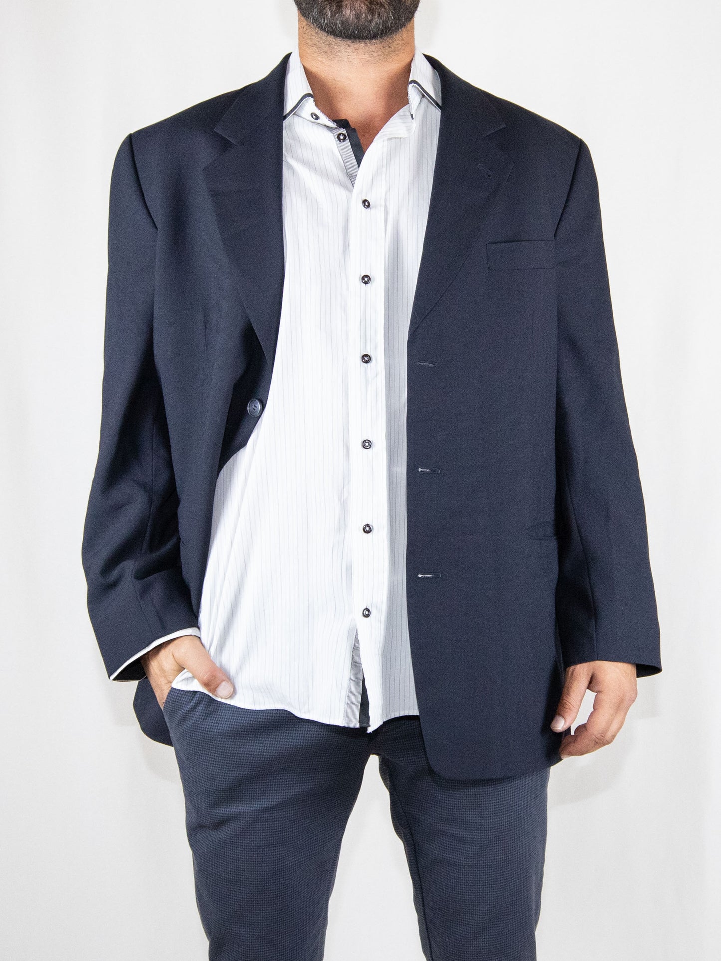 Black Giovanni Tonella Blazer-L