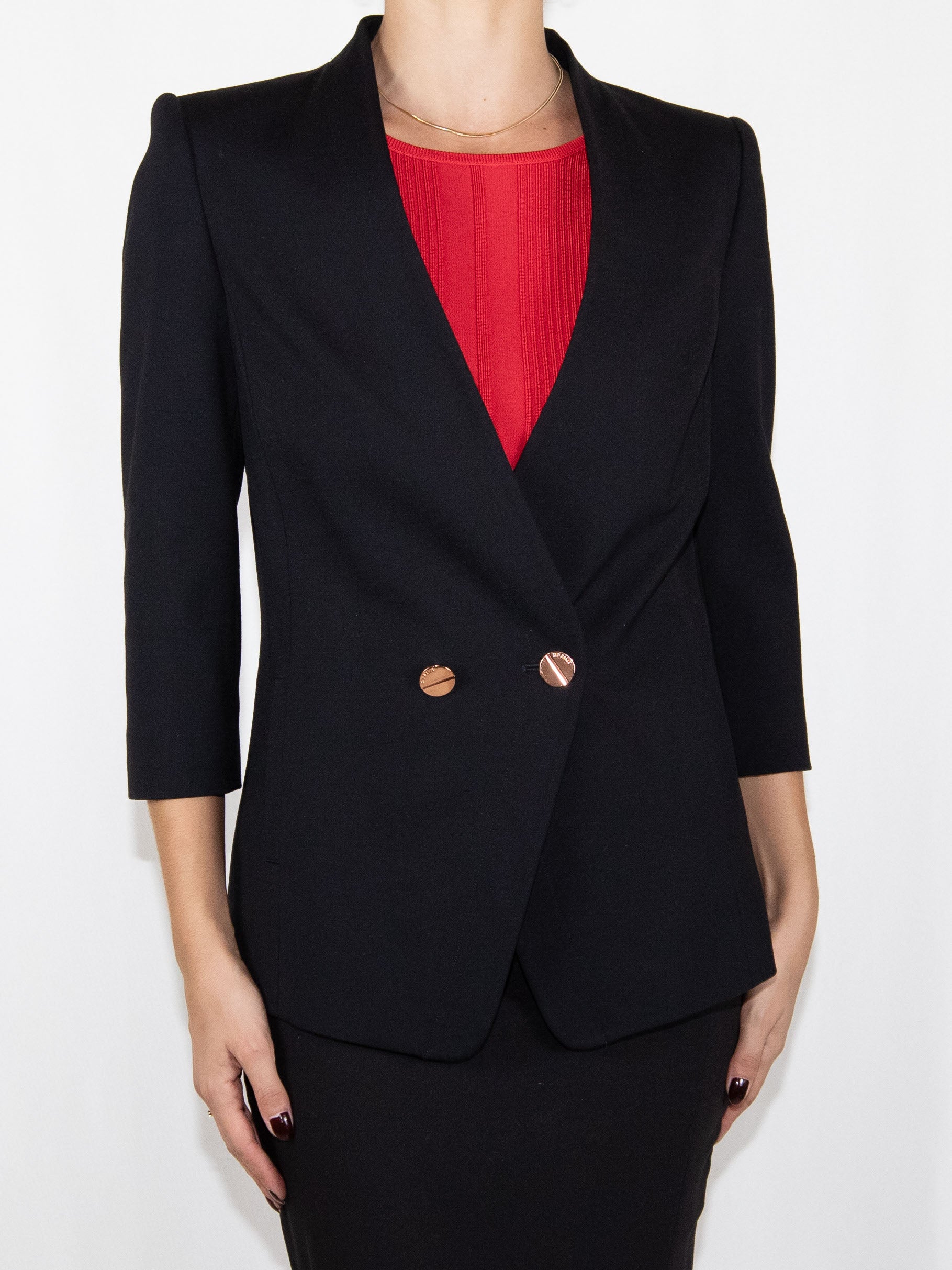 Black Ted Baker Blazer-34 Brand New / Ted Baker / 34