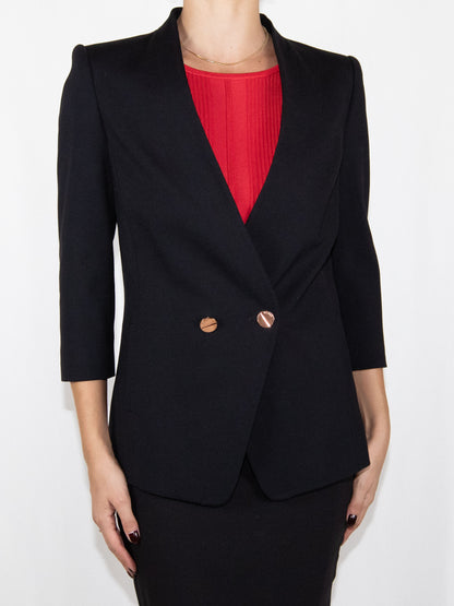 Black Ted Baker Blazer-34 Brand New / Ted Baker / 34