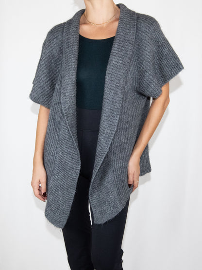 Grey List Cardigan-S Brand New / List / S