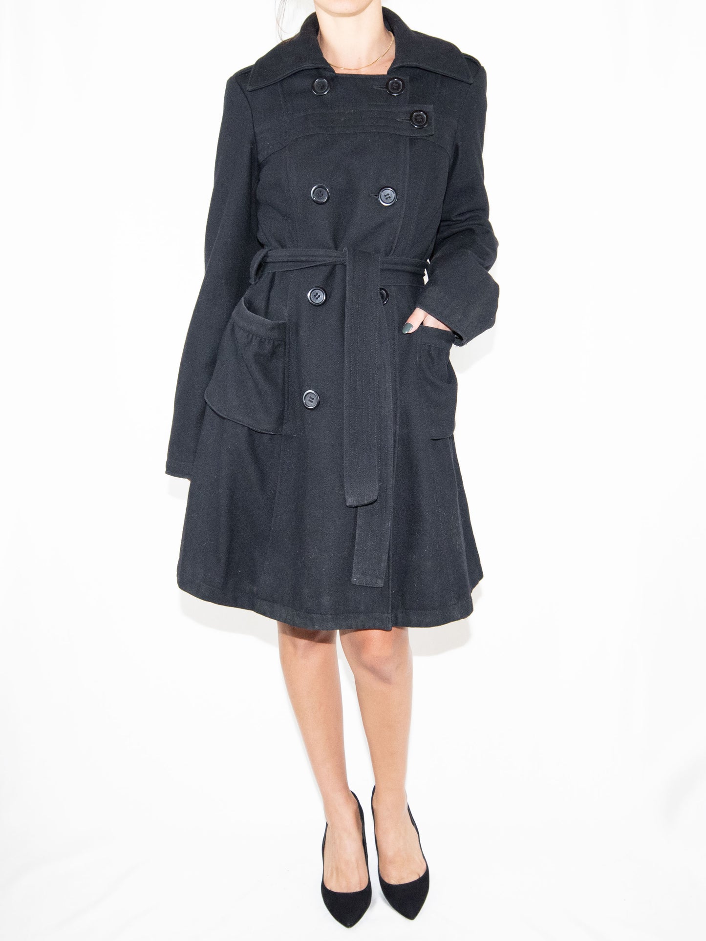 Black Only Coat -L Excellent / Only / L