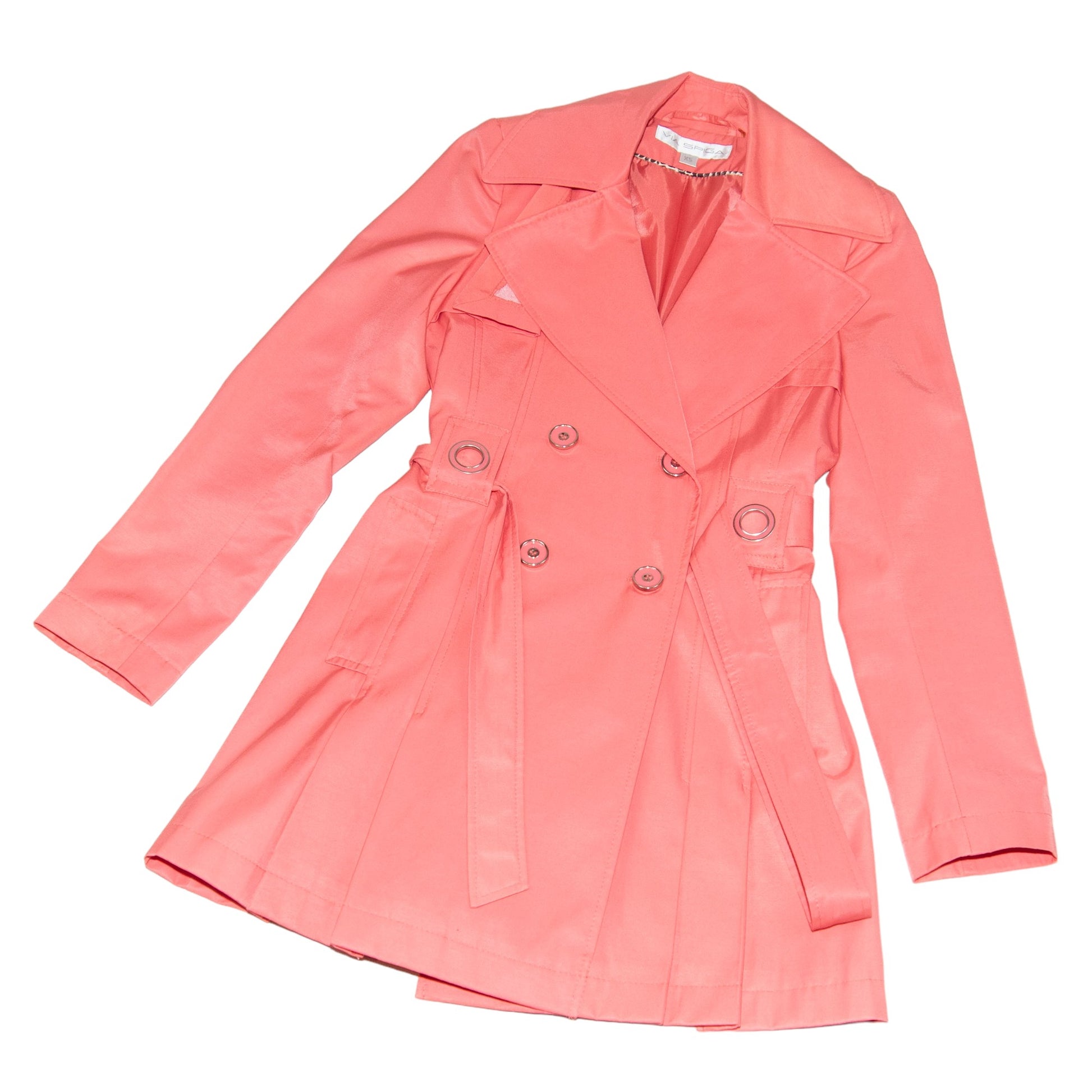 Pink Via Spiga Coat -Xs Brand New / Via Spiga / XS